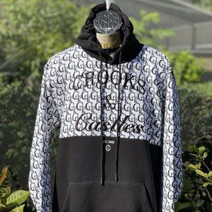 CROOKS‎ AND CASTLES TIMELESS LUXURY MONOGRAM PULLOVER HOODIE [W20102]